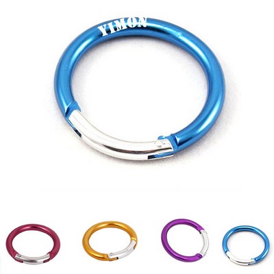 Silver Gate Round Aluminum Carabiners